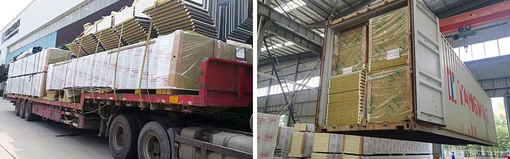 寶潤達(dá)聚氨酯墻面板發(fā)貨現(xiàn)場