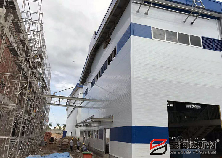 【寶潤達(dá)】越南16000米復(fù)合板項(xiàng)目施工現(xiàn)場