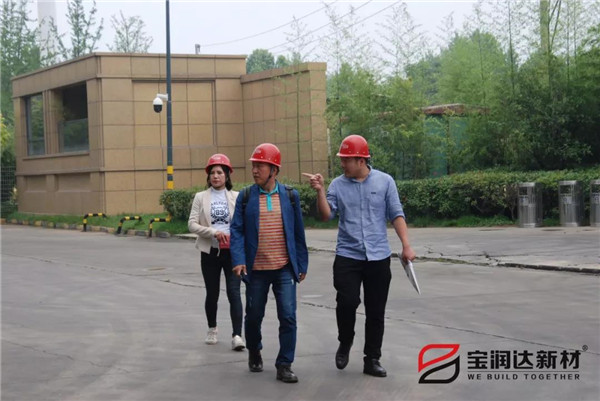 韓國(guó)客戶來訪寶潤(rùn)達(dá)工廠
