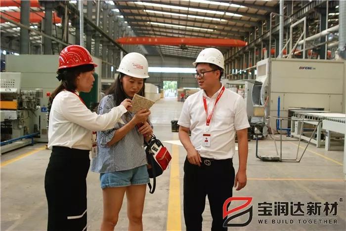 蘇丹客戶來訪寶潤達(dá)洽談一體板項(xiàng)目