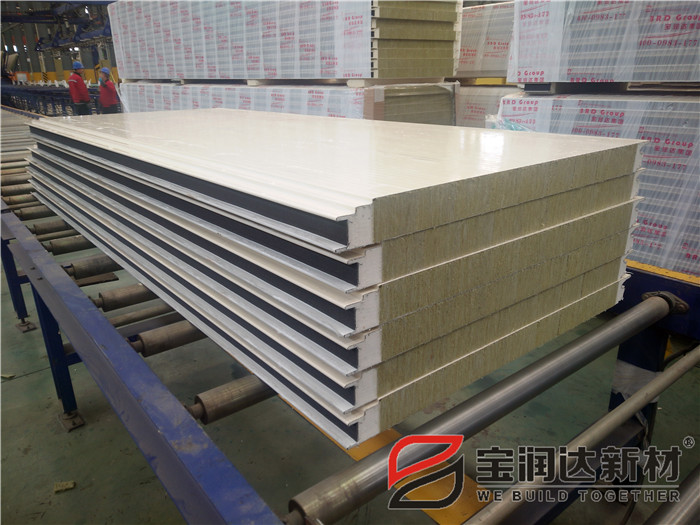 寶潤達(dá)75mm厚巖棉小波紋墻板